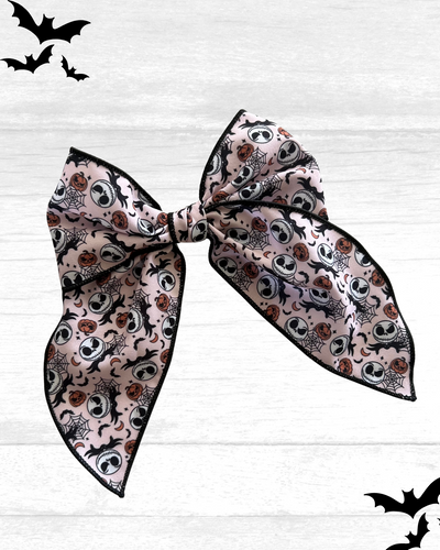 Jack Skellington Fabric Bow