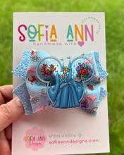 Load image into Gallery viewer, Cinderella 4&quot; hair bow