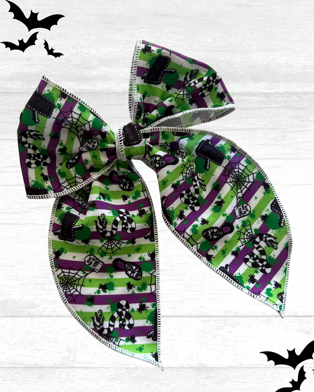 Beetlejuice Fabric Bow