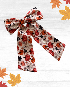 Fall Girly Fabric Bow