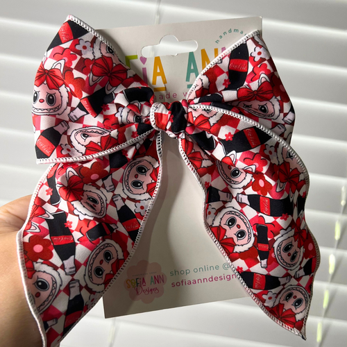 Coca-Cola Labubu Fabric Bow