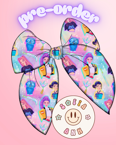 KPop Demon Hunters Huntrix Fabric Bow *Pre-order*