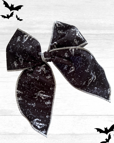 Monster Mash Fabric Bow
