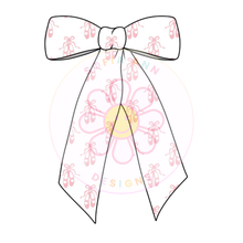 Load image into Gallery viewer, Ballet Fabric Bow