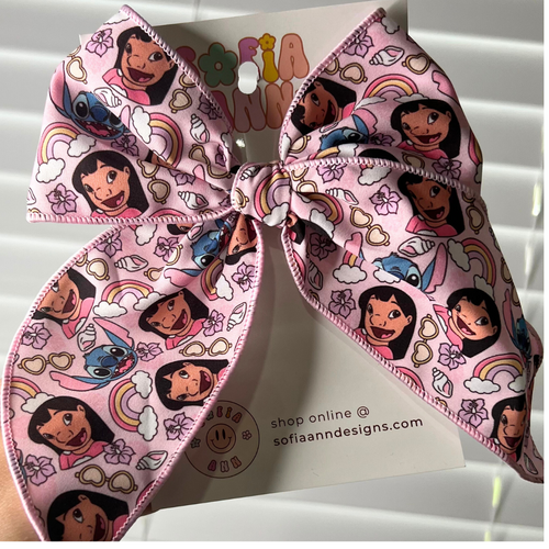 Lilo & Stitch Fabric Bow