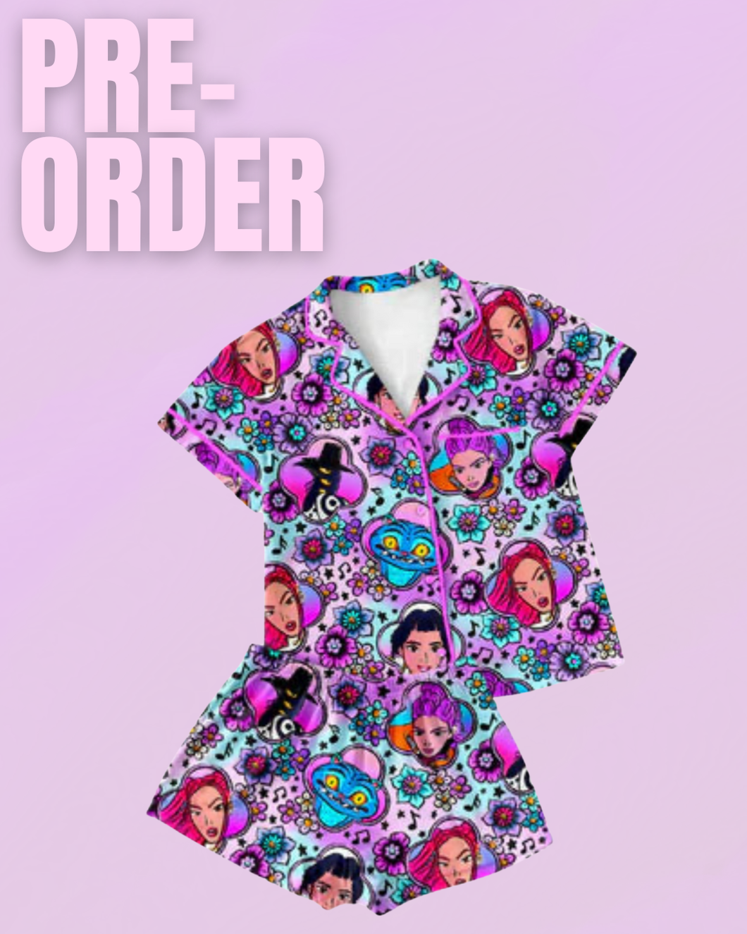 Kpop Demon Hunters Pajama Set