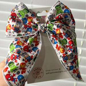 Avengers Fabric Bow