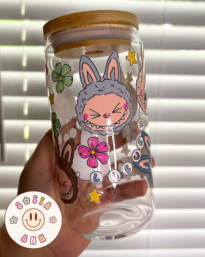 Labubu Glass Tumbler