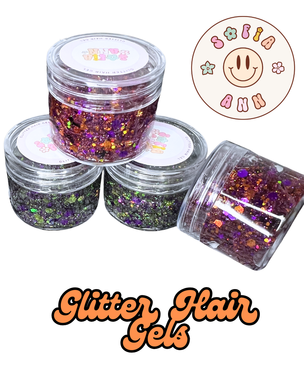 Halloween Glitter Hair Gel