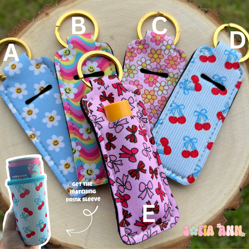 Chapstick Keychains
