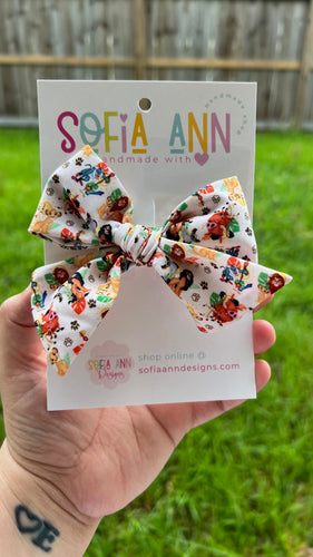 Lion King Fabric Bow