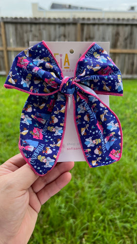 Cinderella Fabric Bow