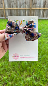 Patriot fabric bow