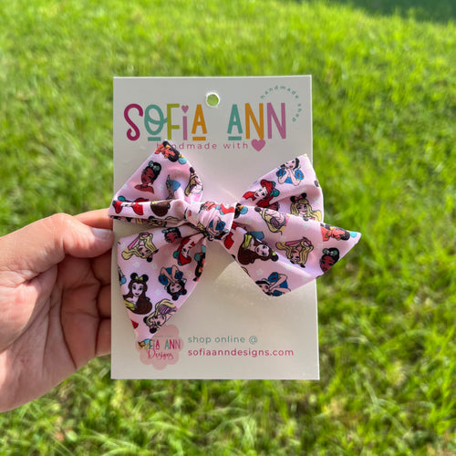 Park Characters fabric Bow