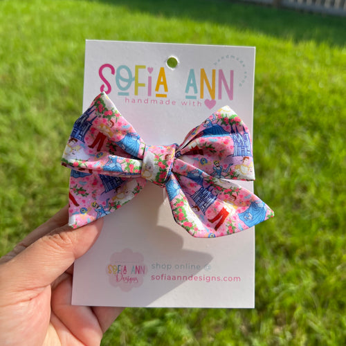 Cinderella fabric bow (style 2)