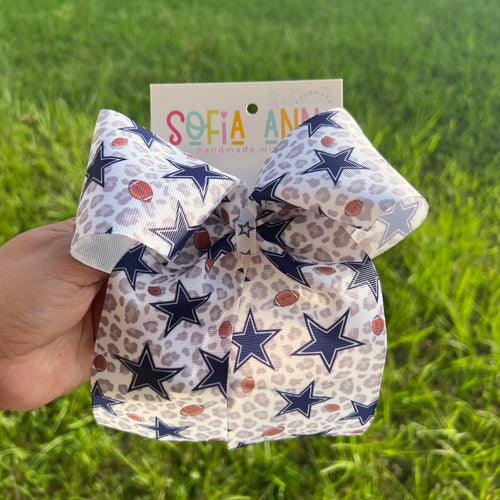 Cowboys Cheer Bow