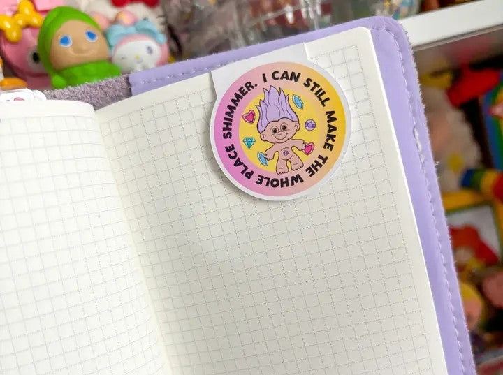 Troll Doll Magnetic Bookmark
