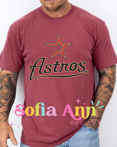 Astros on Brick Tee